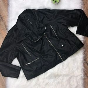 Faux Leather Jacket
